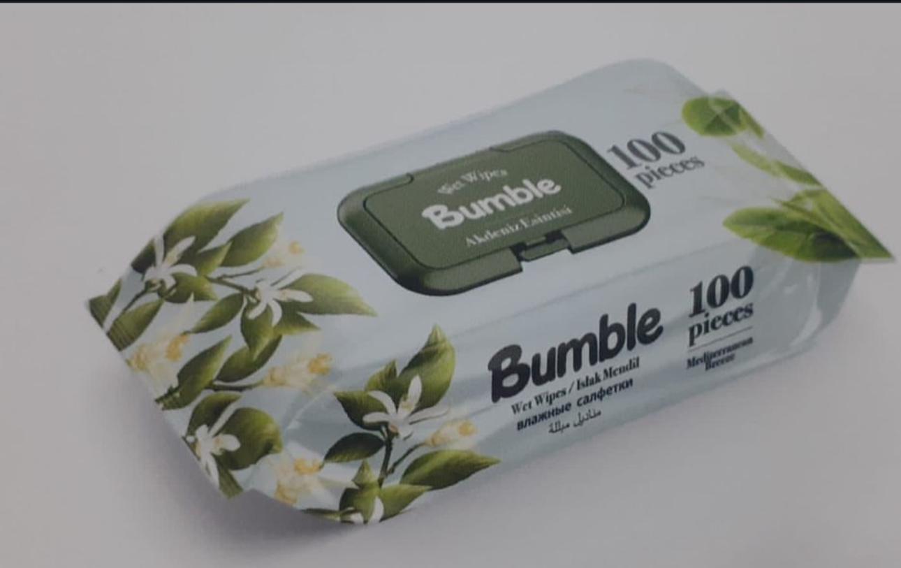 Bumble Wet Wipes 100's (Mediterranean Breeze)