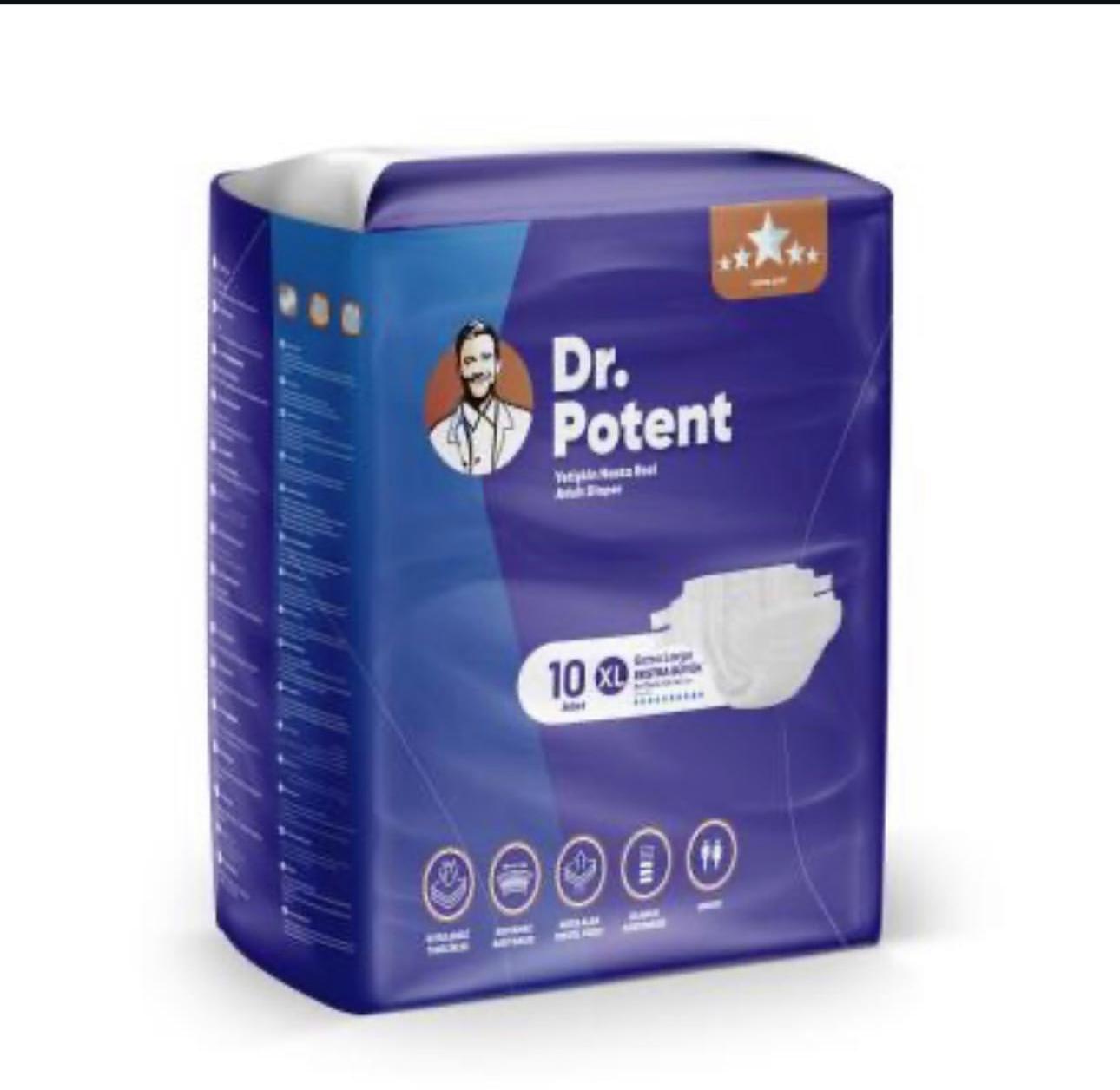 Dr. Potent Adult Panty Diapers (XL) 10's