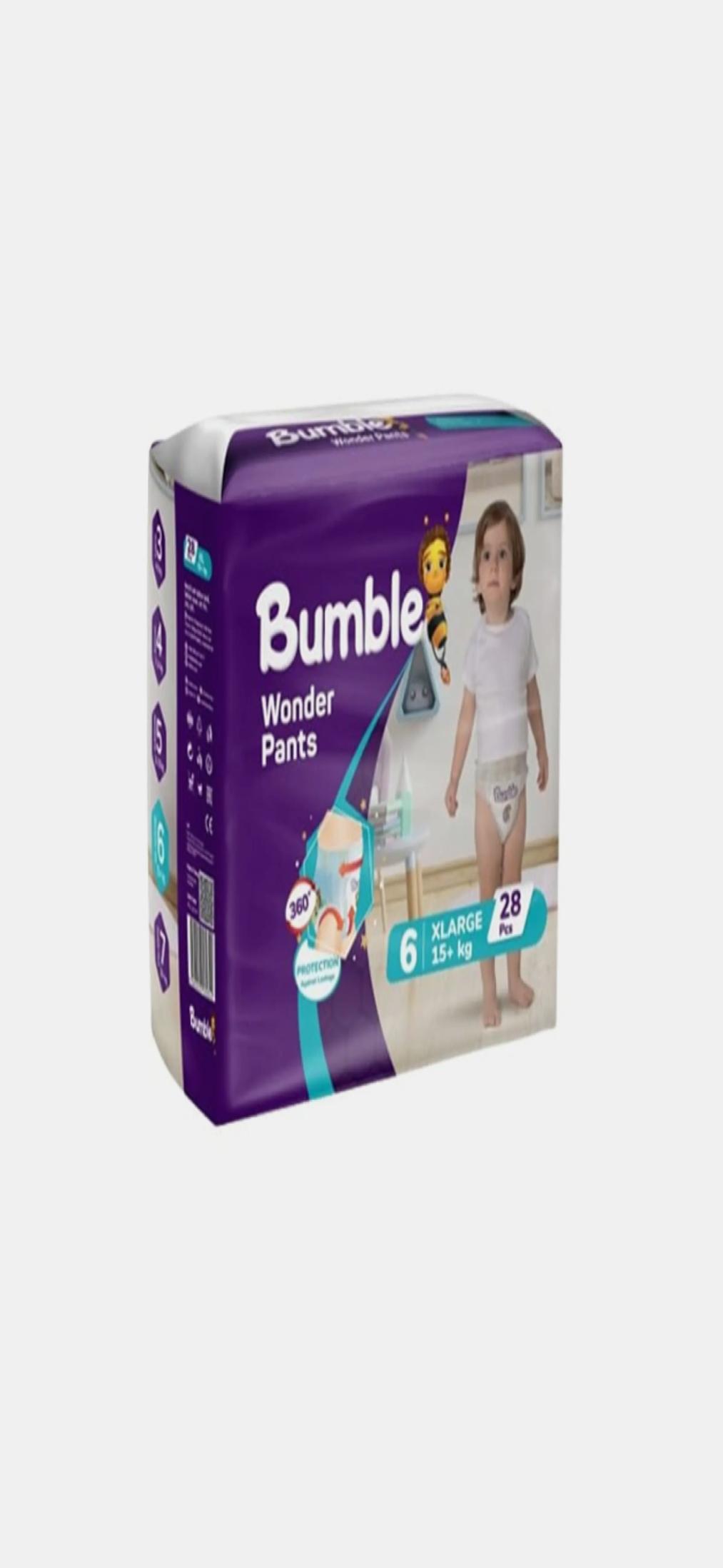 Bumble Baby Pants 6 (15kg) 28pcs