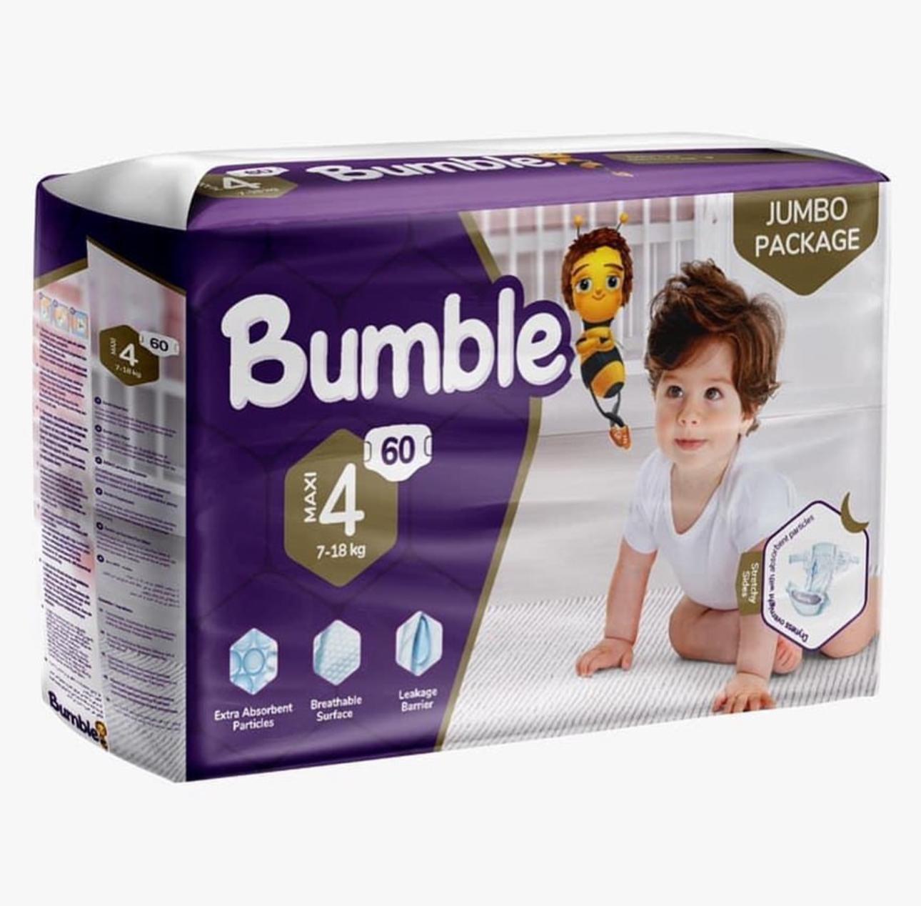 Bumble JUMBO 4 (7,14kg) 60's Baby Diapers