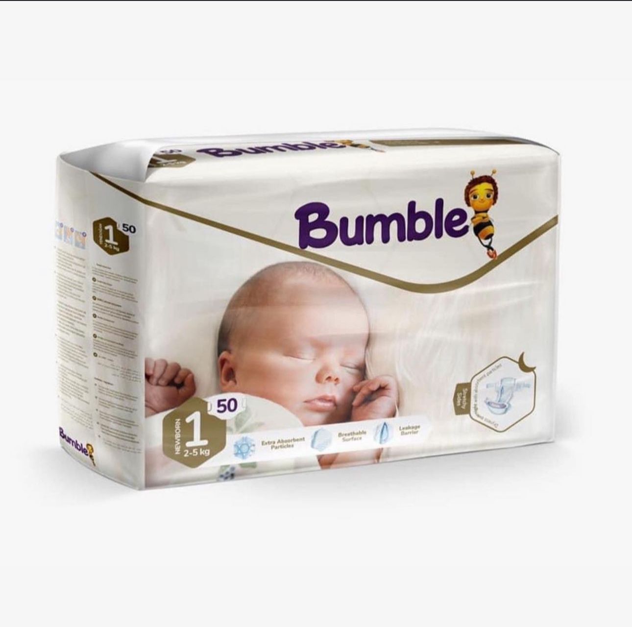 Bumble TWIN 1 (2,5kg) 50's Baby Diapers